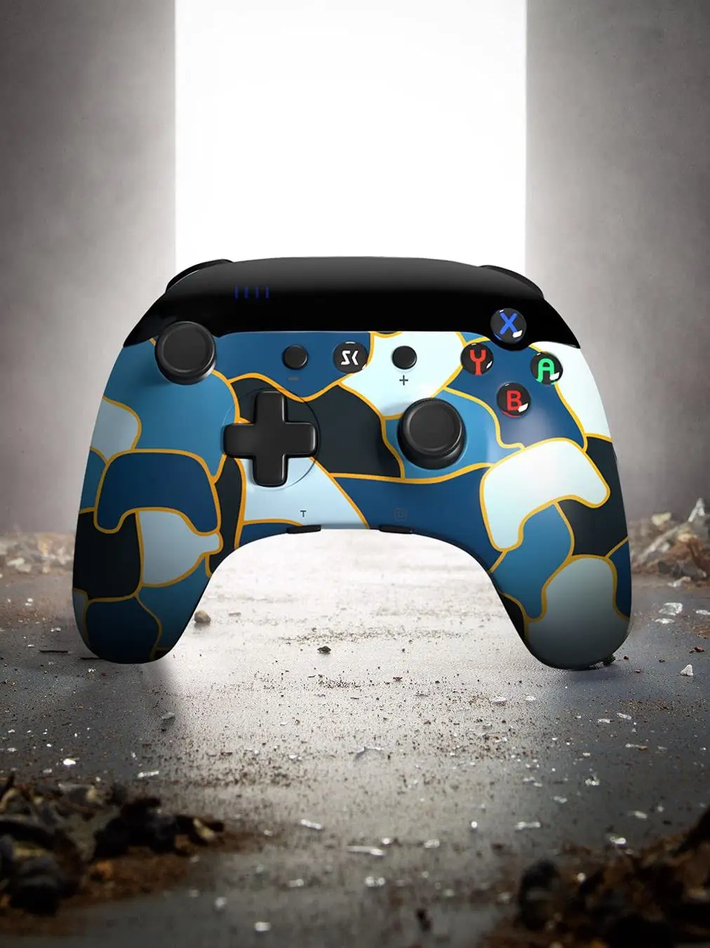 Беспроводной Контроллер Геймпада Bluetooth Для Android iOS Игровой Джойстик ПК Нелинейные