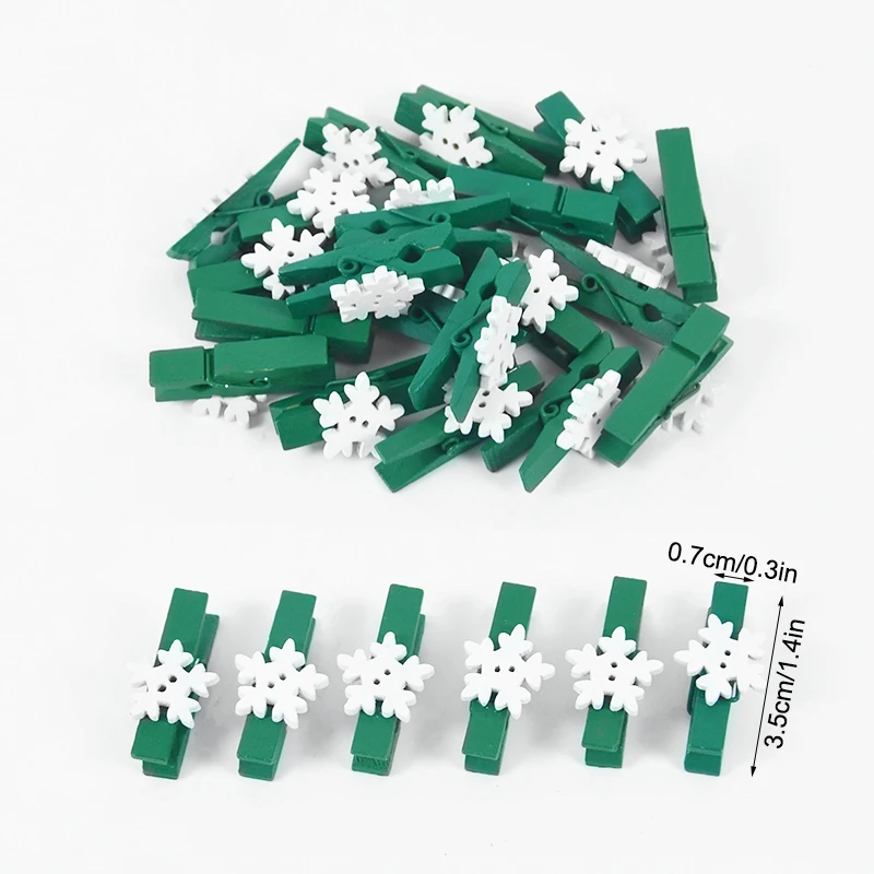 

Деревянные рождественские зажимы CYZIWEIN 20 шт