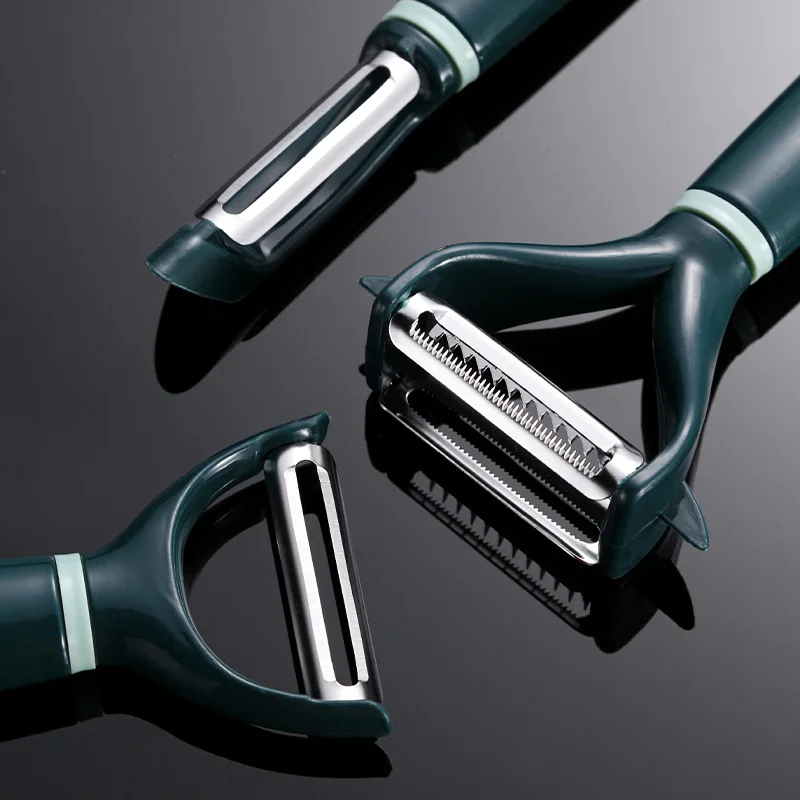 

3 In 1 Stainless steel Peeler Cutter Multi-function Vegetable Fruit Potato Cucumber Grater Peeler for Kitchen Gadgets Tools