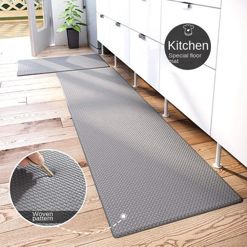 

Bubble Kiss PVC Kitchen Mat Leather Long Strip Anti-skid Kitchen Floor Mat Waterproof Oil-proof PU Carpet Home Decor Rugs