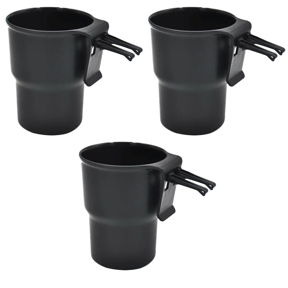 

3 Pcs Ashtray Holder Auto Trash Can Waste Container Car Cup Rack Drinks Organizer Garbage Pp