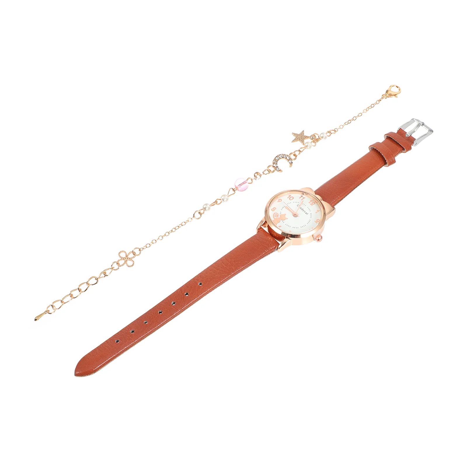 Часы с милым котом кварцевые часы для мужчин браслет луной женские наручные из