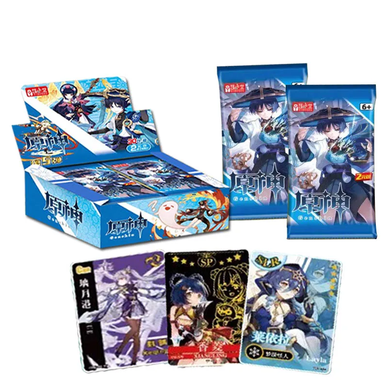 1 коробка новый оригинальный комплект для настольной игры Genshin Impact 2 юаня - купить