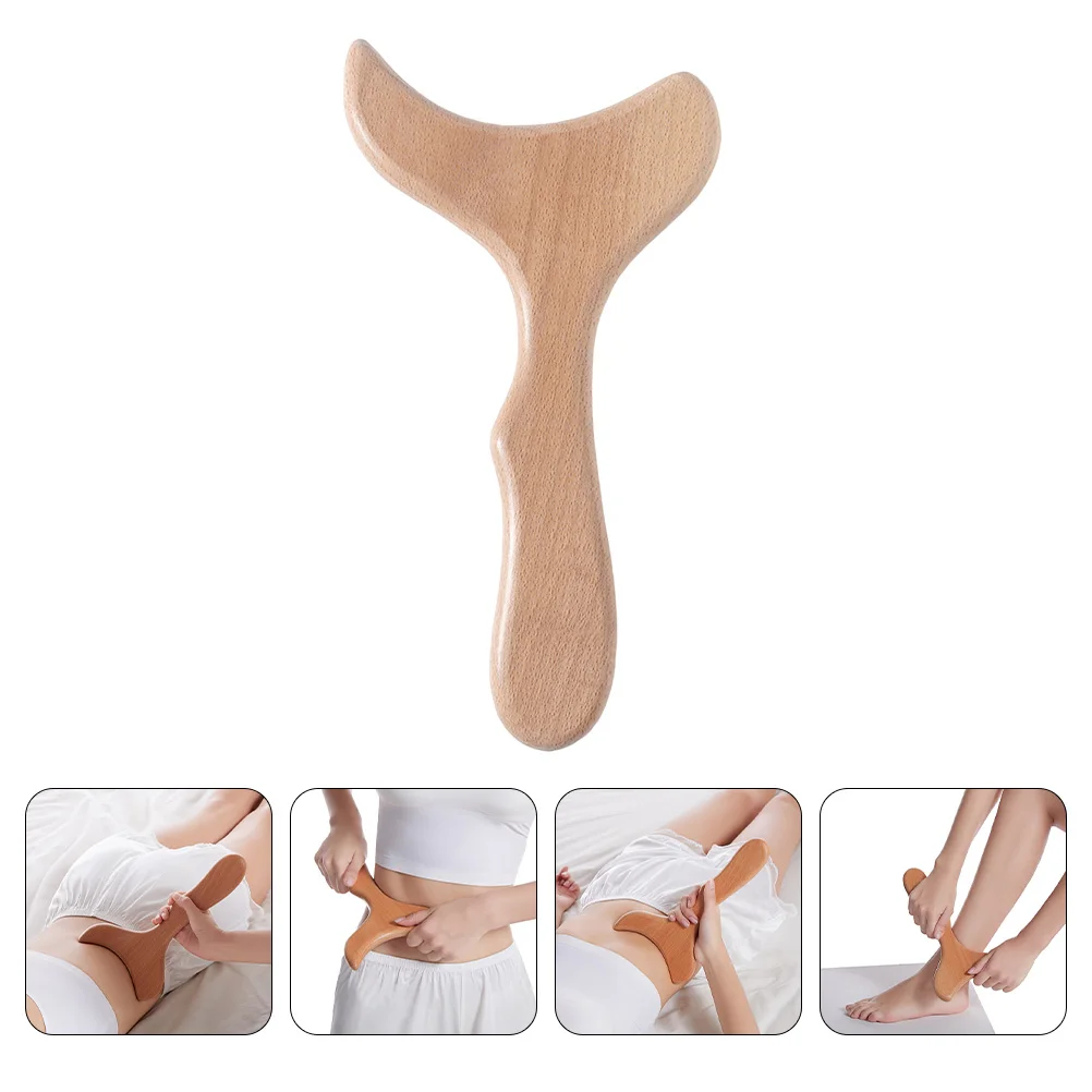 

Tool Stick Scraper Lymphatic Cellulite Physical Iastm Beechportable Wooden Paddle Practical Guasha Wooddurable Body