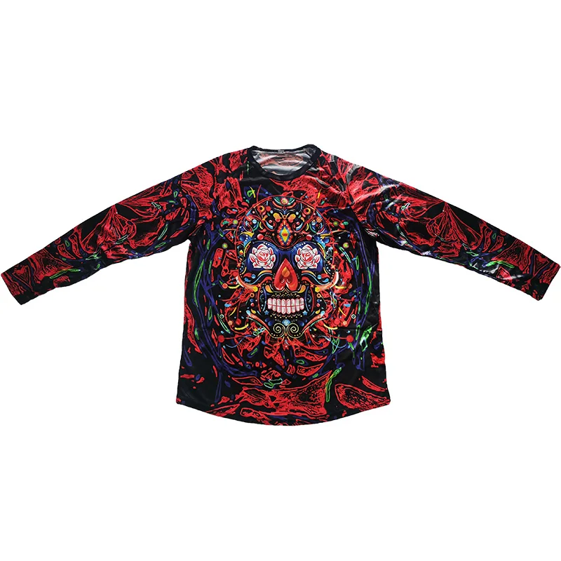 

Motocross Downhill Shirt Fishing Long Clothes Road Breathab Jersey Bike Ride Mountain Cycling MTB Wear For Outdoors Sport Top