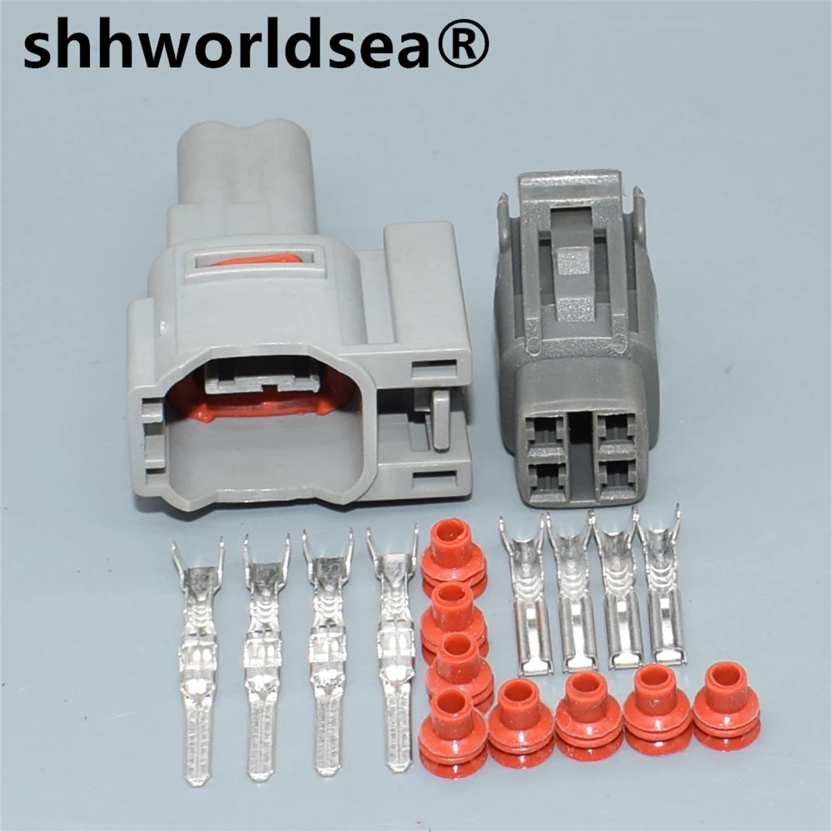 

shhworldsea Auto 4pin 2.2mm plug 6189-0381 90980-11037 9098011037 wiring cable harness connector with terminal