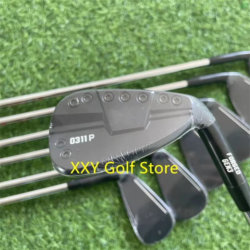 

New Golf Clubs Iron Set 0311P GEN3 Set 7pcs 456789W Original Stiff Steel Shaft Black Colour With Head Cover