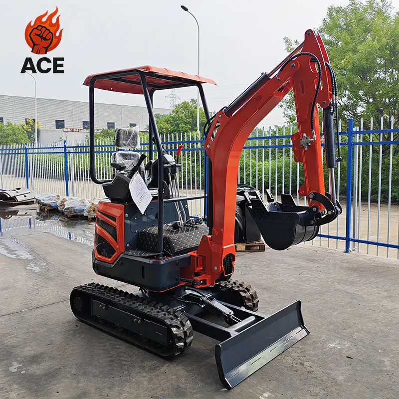 Фото Мини-экскаватор Kubota 1.8 тонны, гидравлический, на гусеничном ходу, с индивидуальной комплектацией, CE EPA, 2-тонный мини-экскаватор с бесплатными запчастями №1
