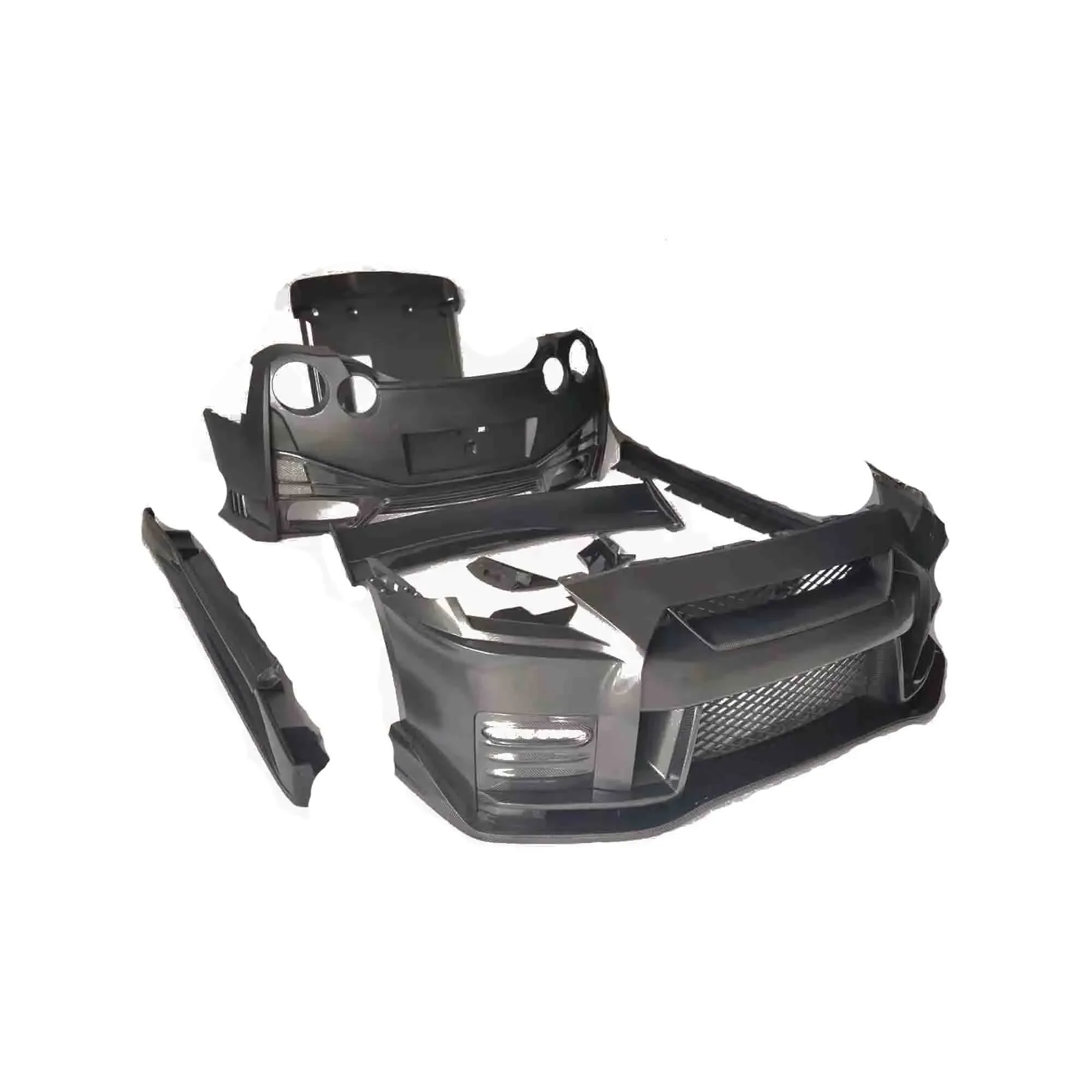 Высококачественные автомобильные бамперы из углеродного волокна 17 Nismo для GTR R35