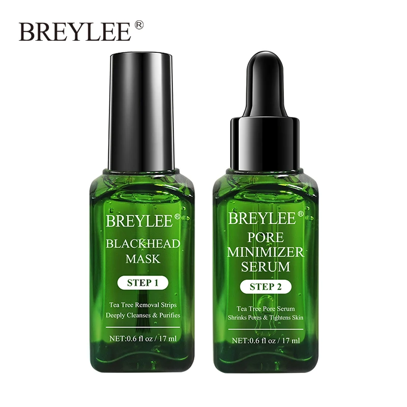 

BREYLEE Black Head Remover Face Acne Rip Off Peeling Nose Mask Shrink Pores Essence Blackhead Remover Serum Face Skin Care