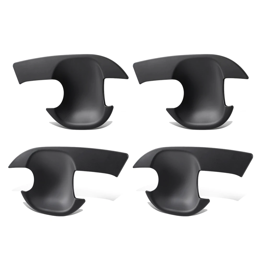 Автомобильная 4-дверная черная ручка, вставка чаши, защитная крышка для Ford Ranger T6 T7 T8 2012-2022 PX PX2 PX3 Wildtrak XLT XLS XL LIMITED