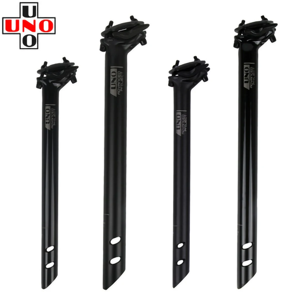 

UNO Road Mountain Bicycle Seatpost Aluminum Alloy Utralight Seatpost 27.2/30.9/31.6*350/400mm Seat Tube Bicycle Parts