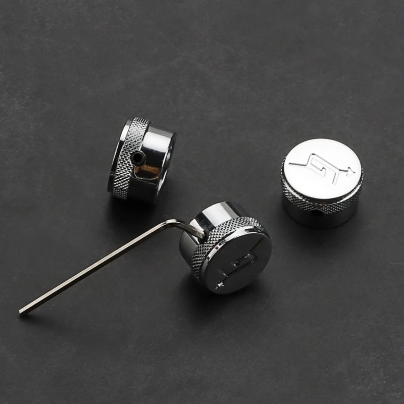 3 шт. нескользящие ручки управления гитарным потенциометром металлические