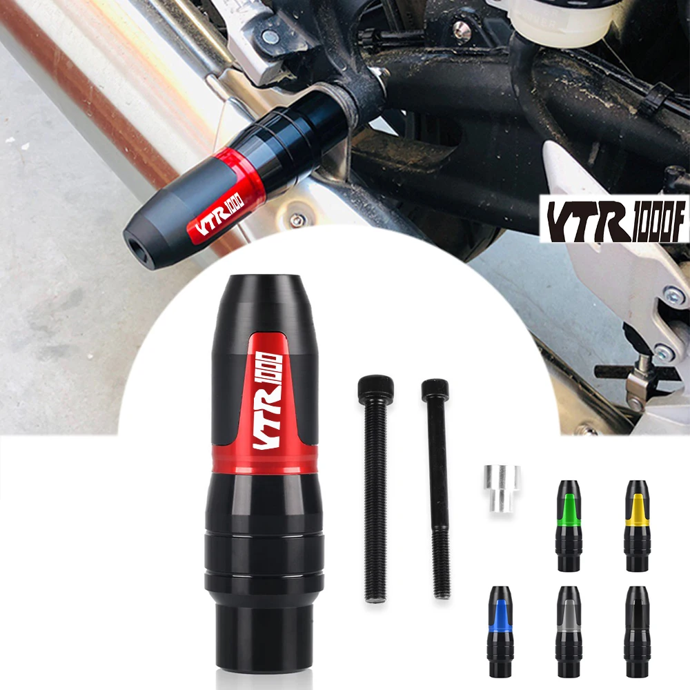 

Motorcycle Frame Exhaust Slider Crash Falling Protection Crash Pad For HONDA VTR1000 VTR1000F VTR 1000 FV FW FX 1997 1998 1999