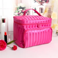 waterproof oxford cloth organizer travel toiletry cosmetic bag gift for women beauticians makeup bags zipper make up wash bag