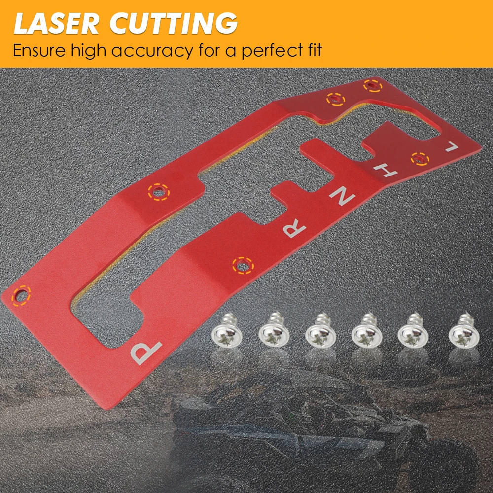 НайсСНС УТВ Панель для шифтера Shift Shifter Gate для Can-Am Maverick X3 2017-2021 T5052 Биллет Алюминиевые аксессуары запчасти бренда.