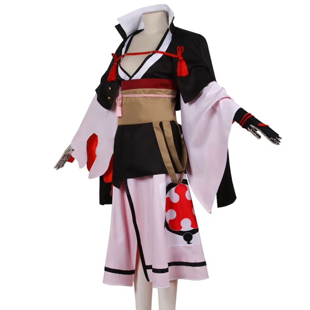 Унисекс аниме косплей костюм Baiken Косплей Костюм Униформа на Хэллоуин