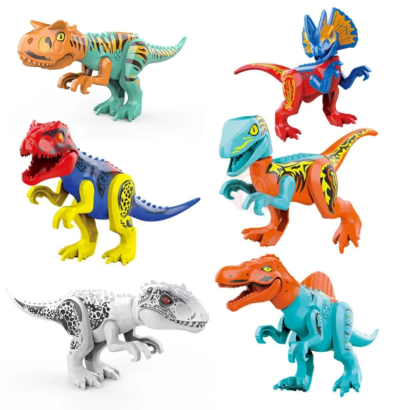 Конструктор динозавр Мир Юрского периода тираннозавр 2 сборные кирпичи сделай