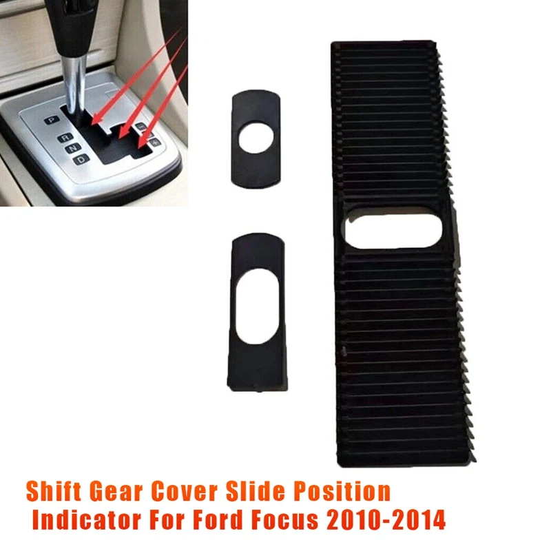 

For Ford Focus 2010-2014 Car A/T Shifter Slider Caps Position Indicator 9M597C444AA Shift Gear Knob Dust Cover Slider
