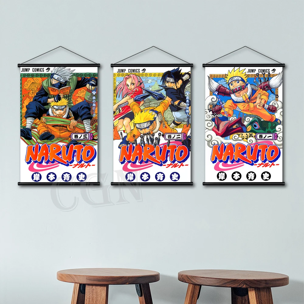 Удзумаки постер Наруто Классический Аниме HD холст печать Учиха Итачи картина
