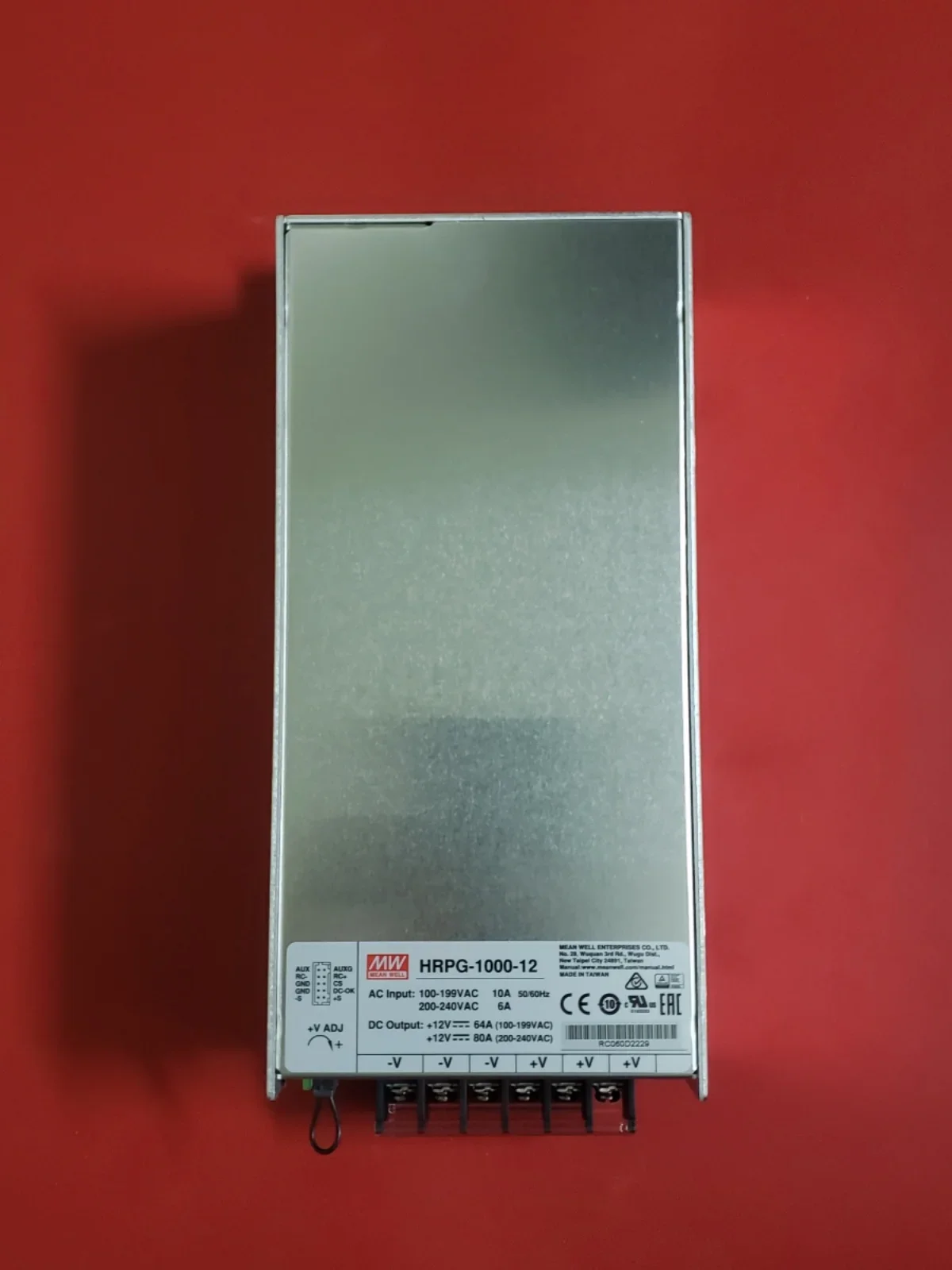 Импульсный источник питания Mingwei 1000 Вт производства Тайвань импульсный 12 В 15 24 48 с