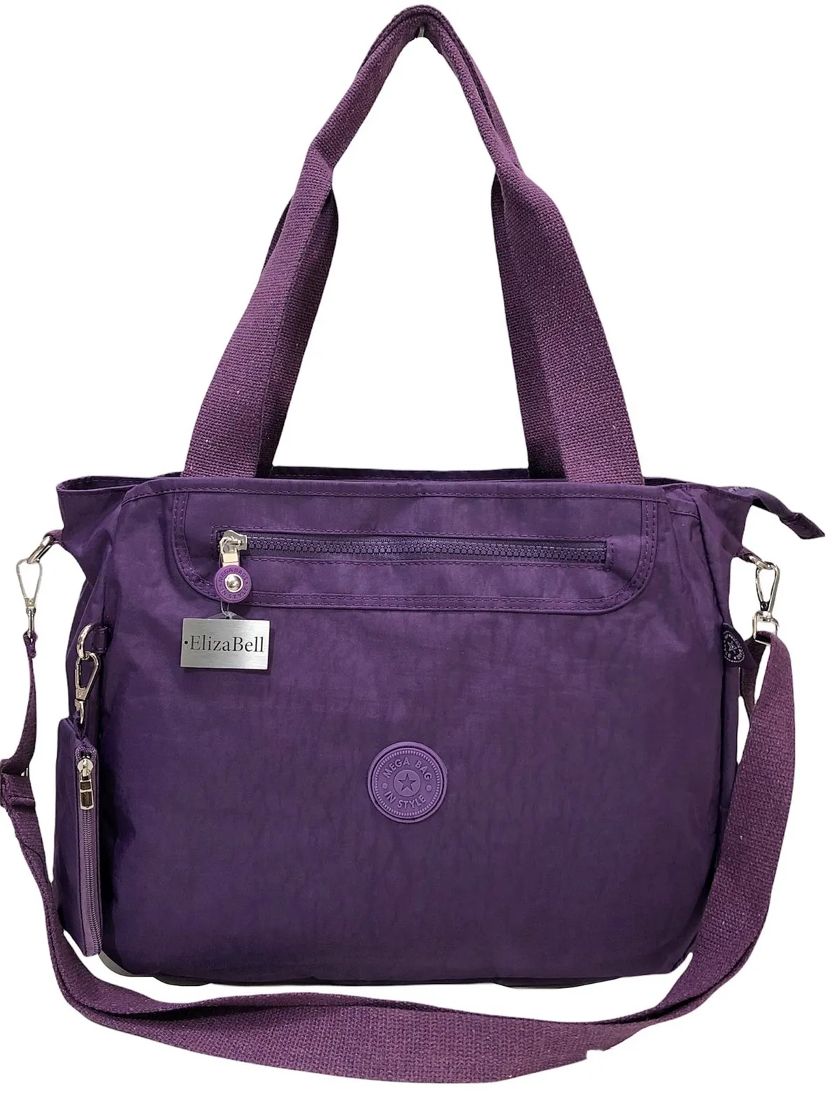 

Purple Women 'S backpack wide multi-cavity water-proof cloth size 40 cm30cm
