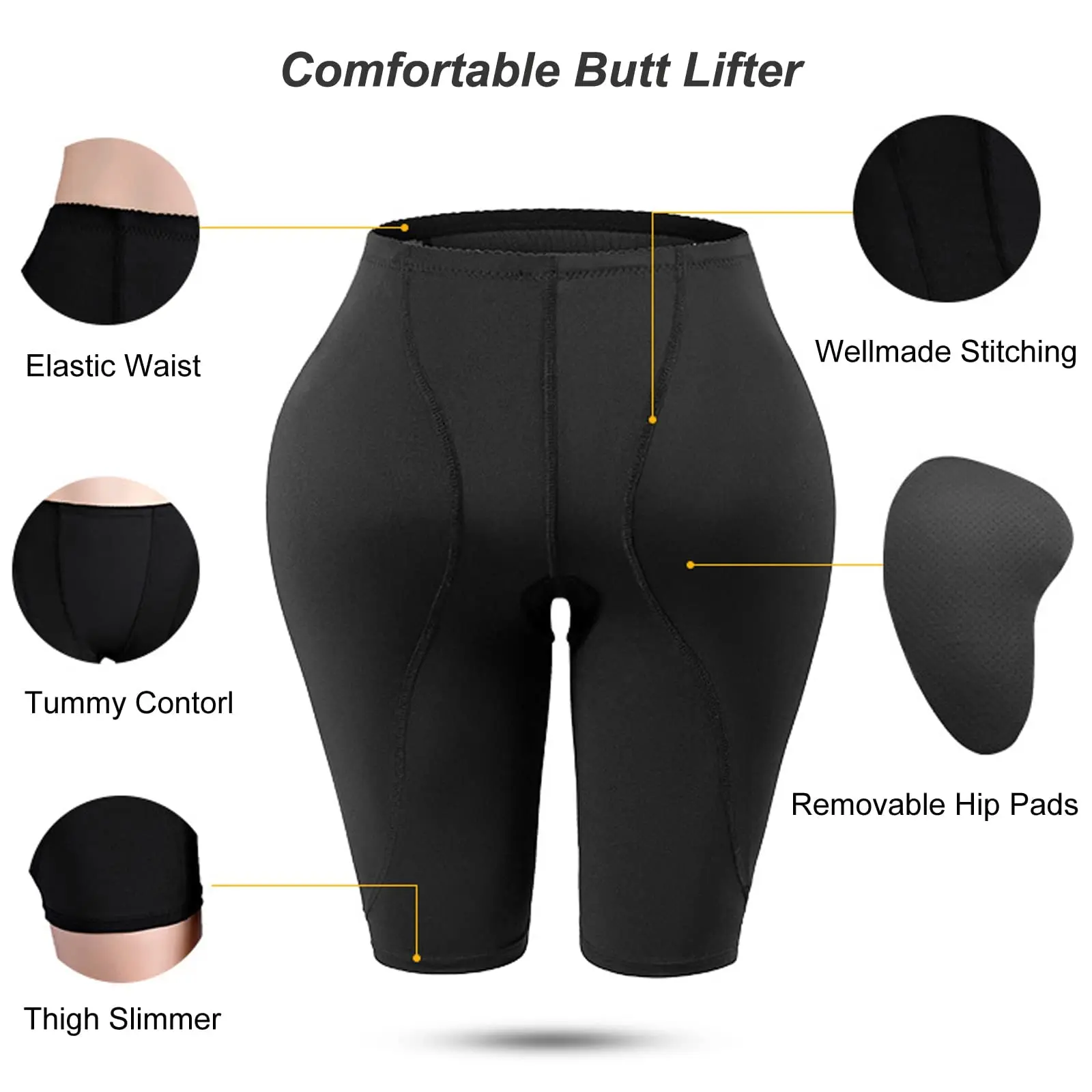 «Hip Pads for Women Hip Dip Pads Fake Butt Padded Underwear Hip