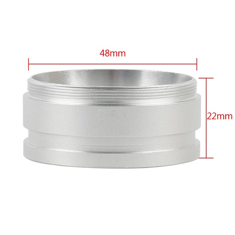 WD165 WD30 0.5X 2X Binocular Stereo Trinocular Microscope Auxiliary Objective Lens Barlow 1-7/8&quot (48mm) Mounting Thread | Инструменты