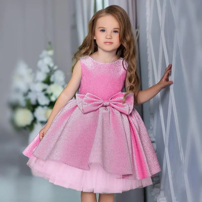 

Girls Dress For Kids Christmas Party Dresses Flower Princess Wedding Prom Gown Children Birthday Party Dress 3 6 8 10 Years Old