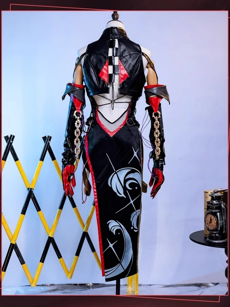 Yinlin косплей волнистые игры Костюм Аниме женское сексуальное платье чонсам