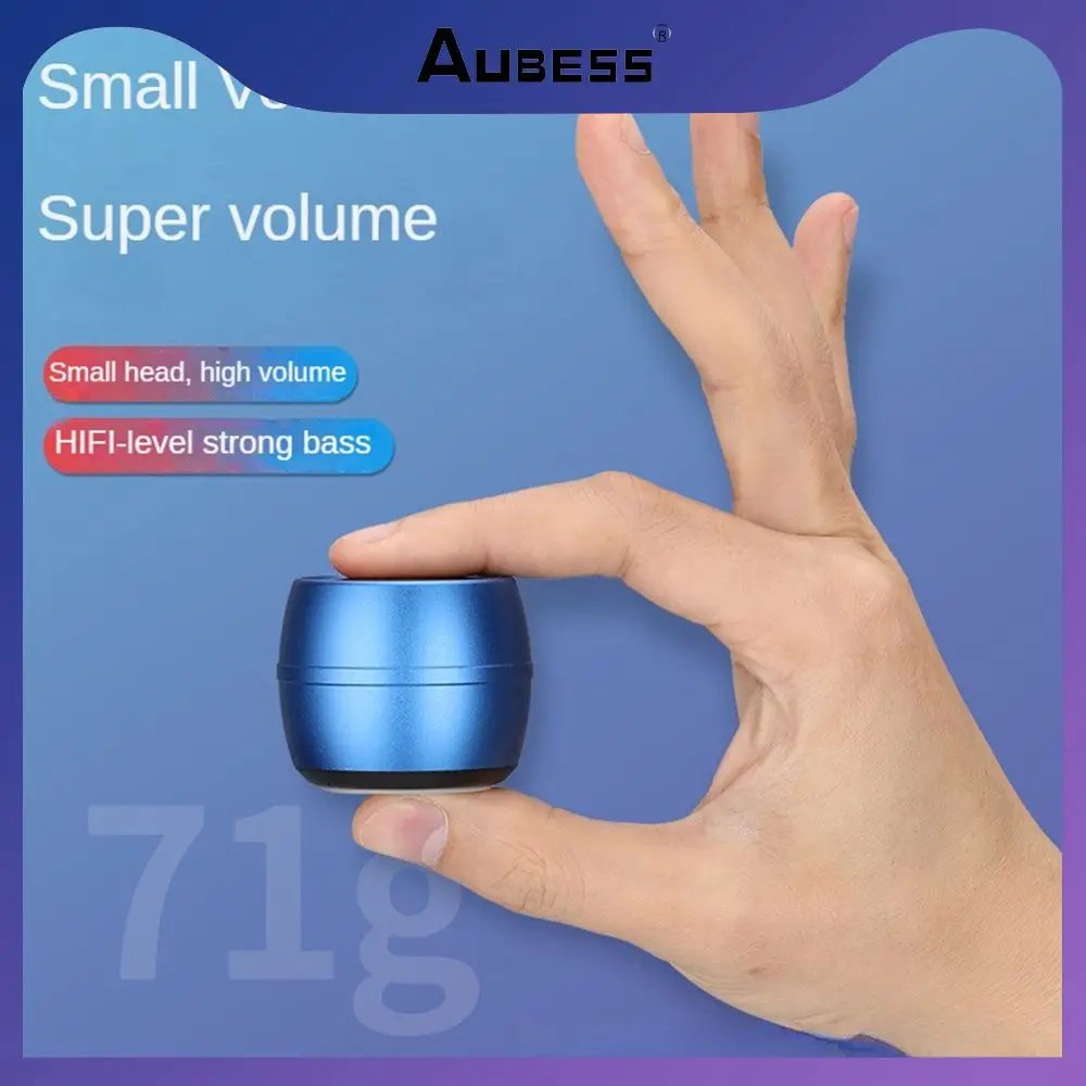 

Voice Playback Waterproof Speaker Small Heavy Subwoofer Wireless Audio Musci Player Remote Photography Mini