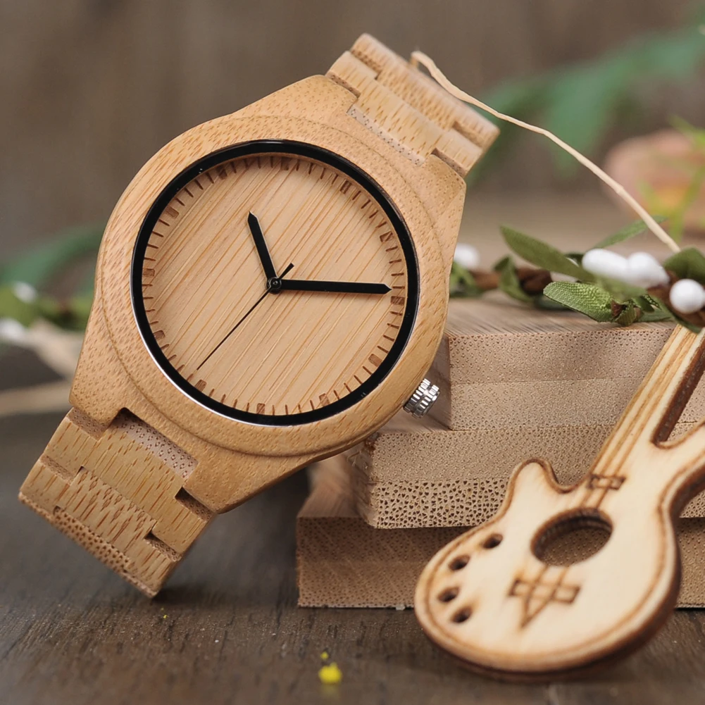 Часы мужские деревянные ручной работы с датой и неделей |