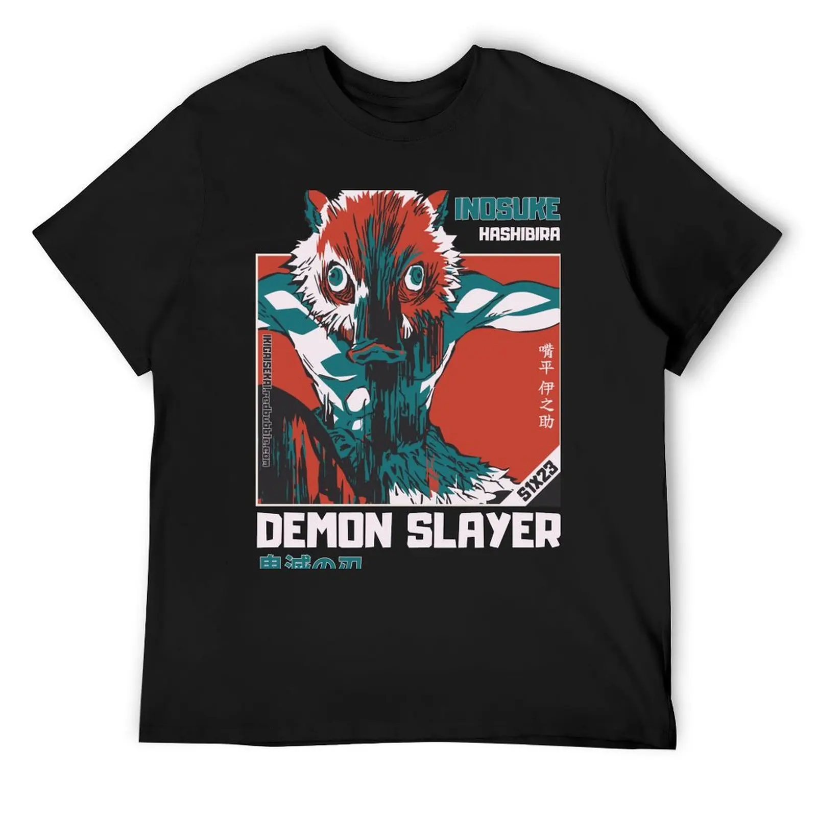Inosuke Hashibira IKIGAISEKAI KNY S1X23 футболка с рисунком винтажная одежда в стиле хиппи