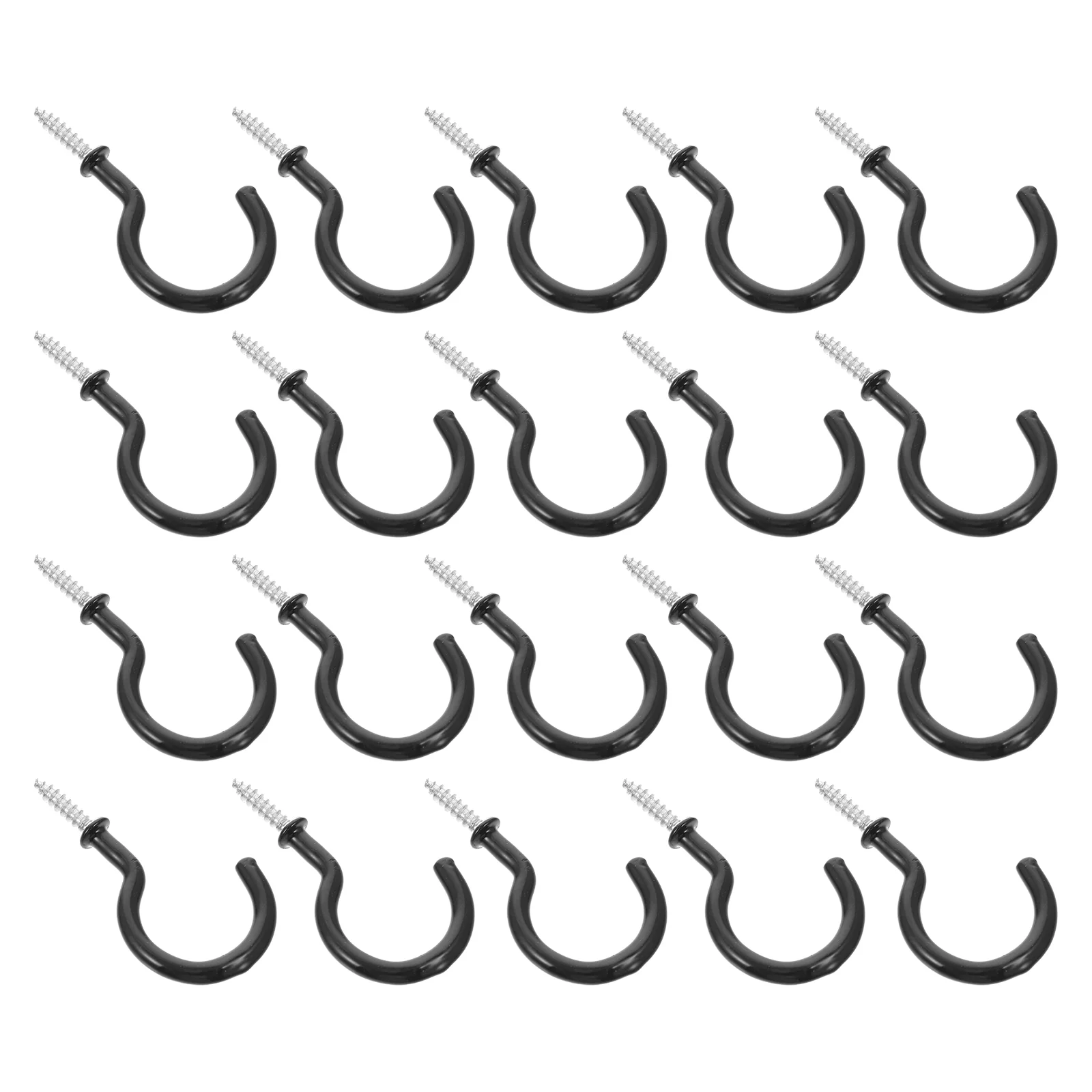 

Screw Hook Cup Hanger Storage Question-mark-shape Home Sundries Hanging Multipurpose