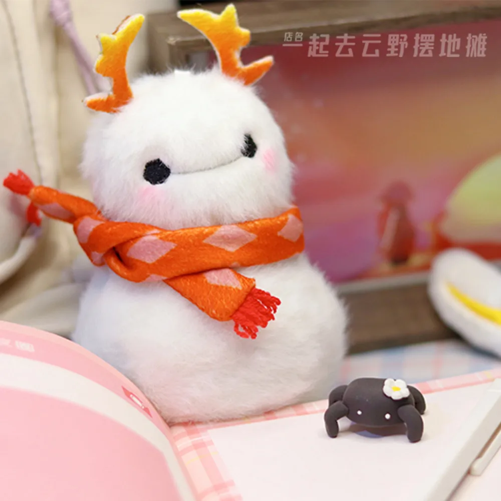 Аниме Sky: Kids Of The Light Рога Снеговик милый 13 см плюшевый кулон брелок украшения Декор