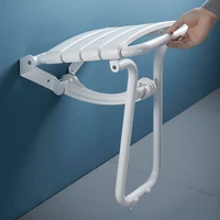 bathtub folding shower chair white bathroom wall mounted shower chairs elderly toilet cadeiras de banho home improvement
