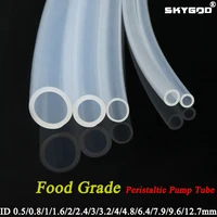 1m peristaltic pump tube id 0 8 1 1 6 2 2 4 3 2 4 8 6 4 7 9 9 6 mm soft silicone hose flexible food grade nontoxic transparent