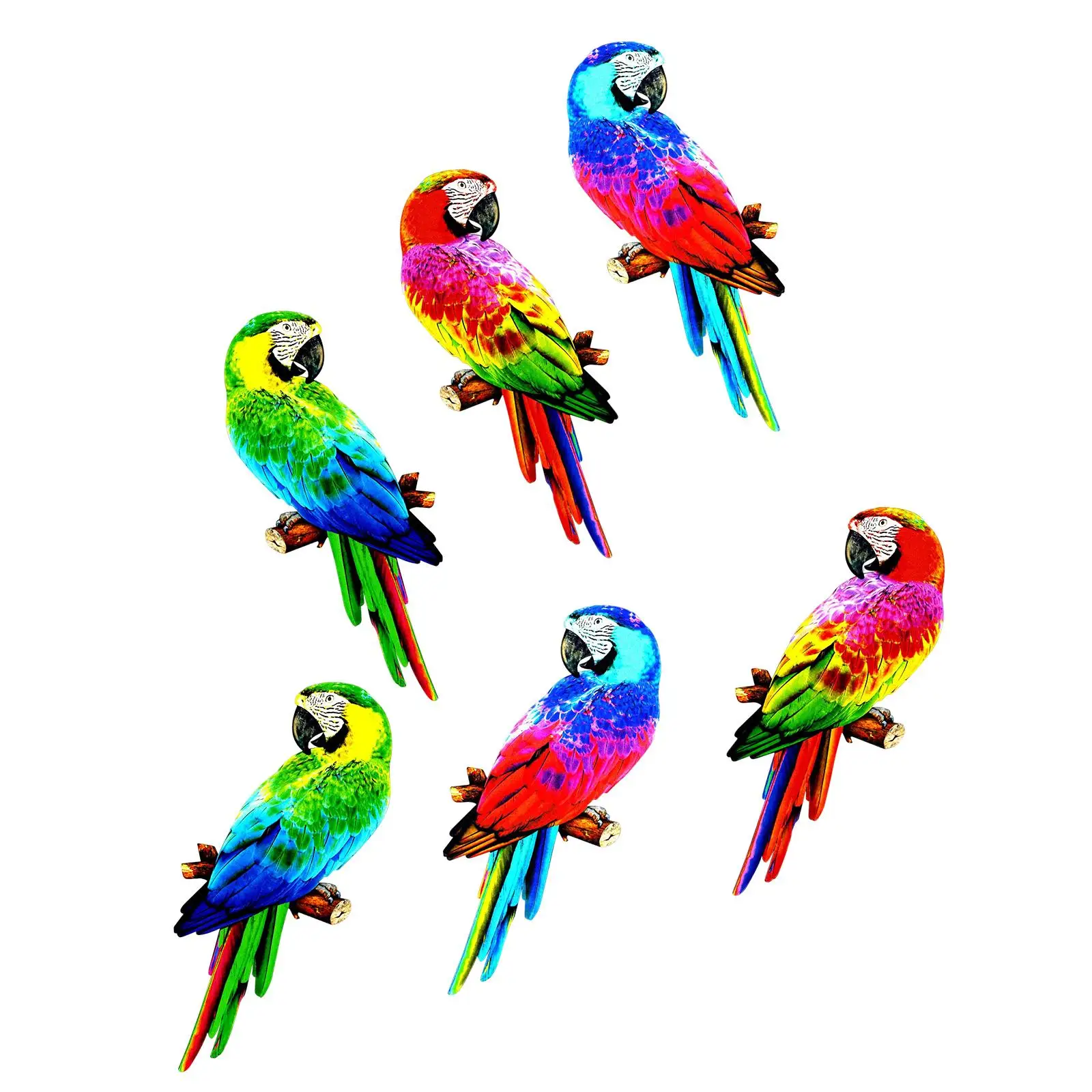 Искусственные попугаи фигурки перо попугай Ара для двора улицы дерево