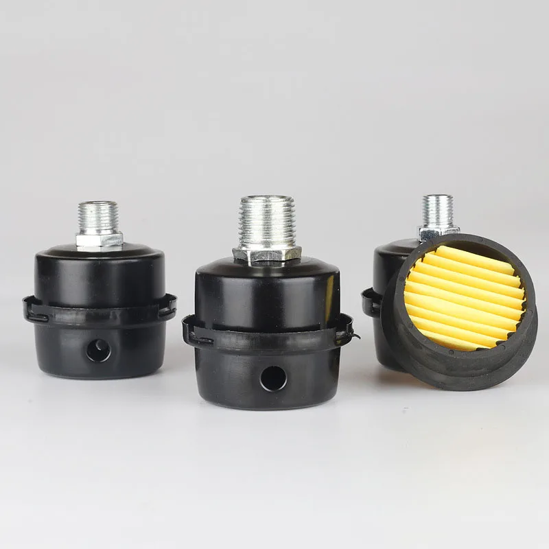Parts Metal Air Compressor Intake Filter Noise Muffler Silencer 1/2'' 5/8