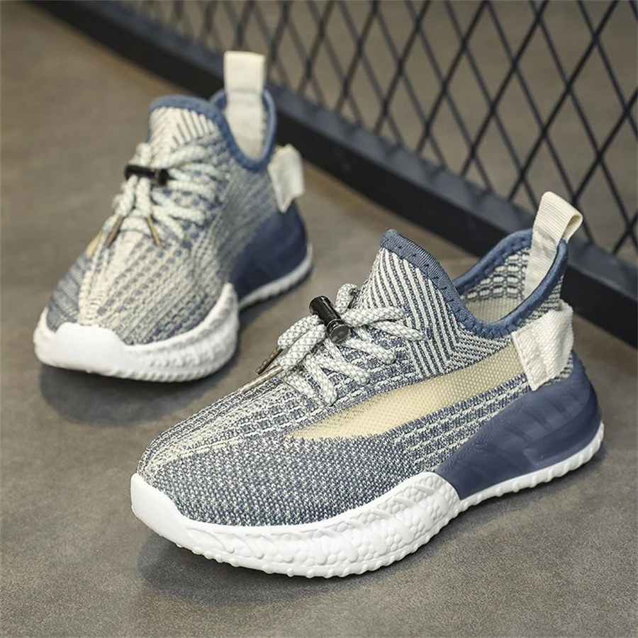 Blue New Arrival Children's Casual Running Shoes Boys' Fashion Sneakers Non-slip Summer Mesh Breathable Kids' Sport Shoes