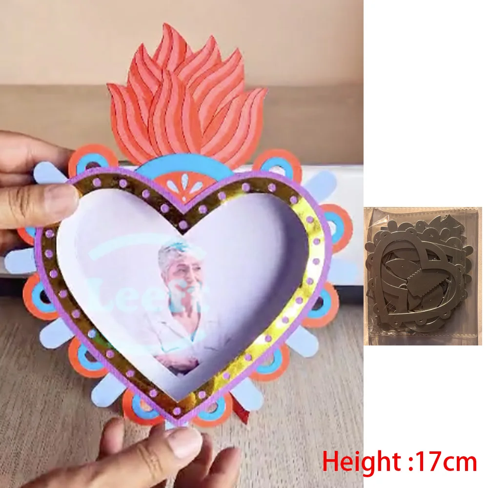 PORTA RETRATO коробка металлический трафарет для резки шаблон DIY тиснение бумаги фото