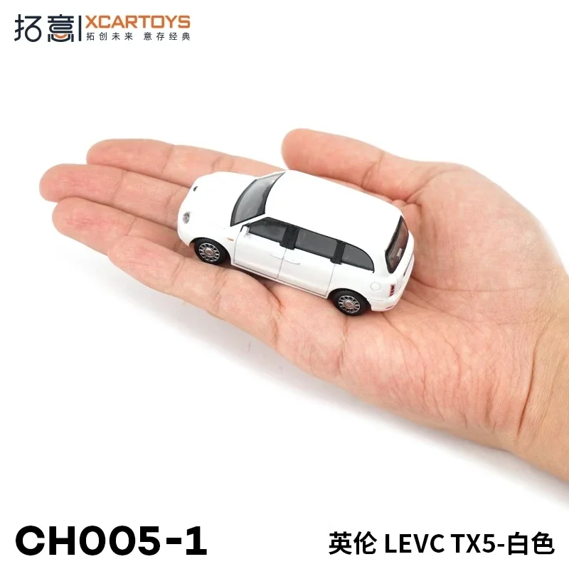 XCarToys 1:64 Geely LEVC TX Белая литая модель автомобиля