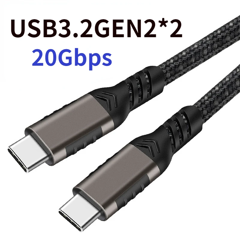 Кабель для передачи данных и быстрой зарядки USB Type-C 5APD100W Гбит/с 4K, видеокабель Emarker для Macbook Xiaomi Mi 12 11 Pro Oneplus 10 9rt