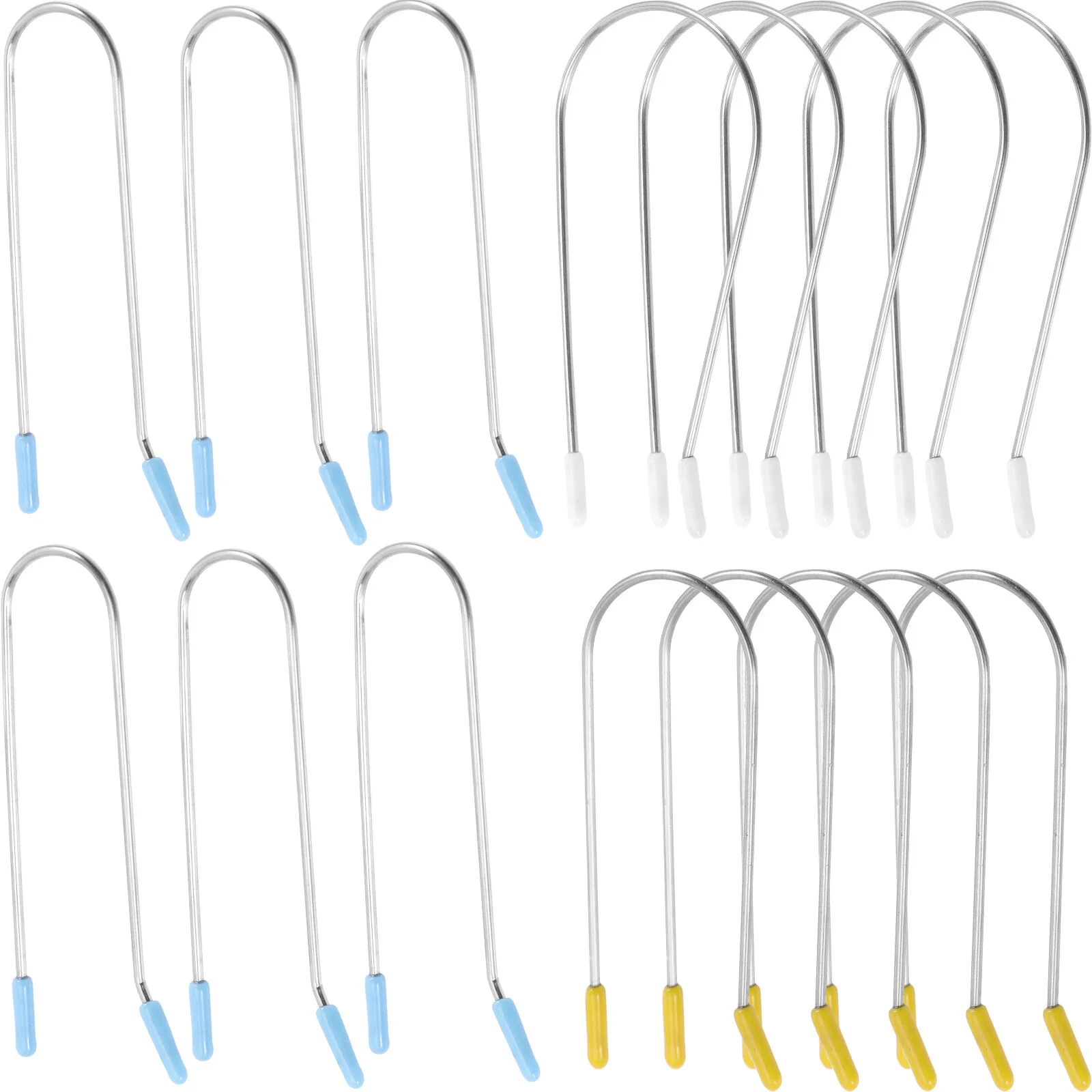 

24 шт. Горячие роликовые штифты заменитель зажима, роликовые короткие заколки для волос, из нержавеющей стали, щипцы
