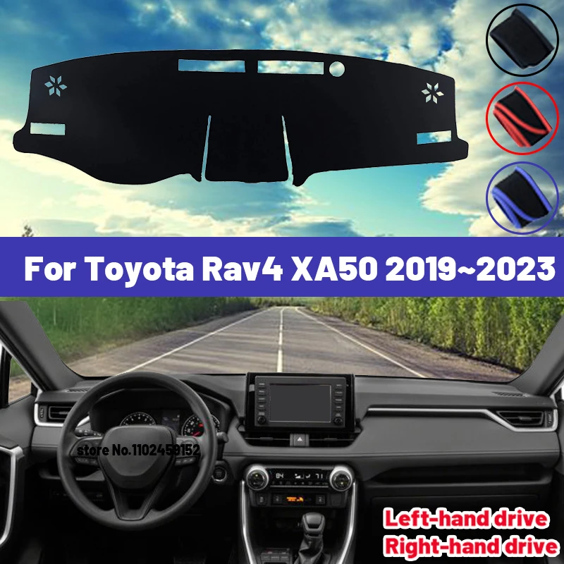 

Высококачественный коврик для приборной панели автомобиля Toyota RAV4 2019 2020 2021 2022 2023, солнцезащитный козырек для защиты от фотографий, коврики с защитой от УФ-лучей