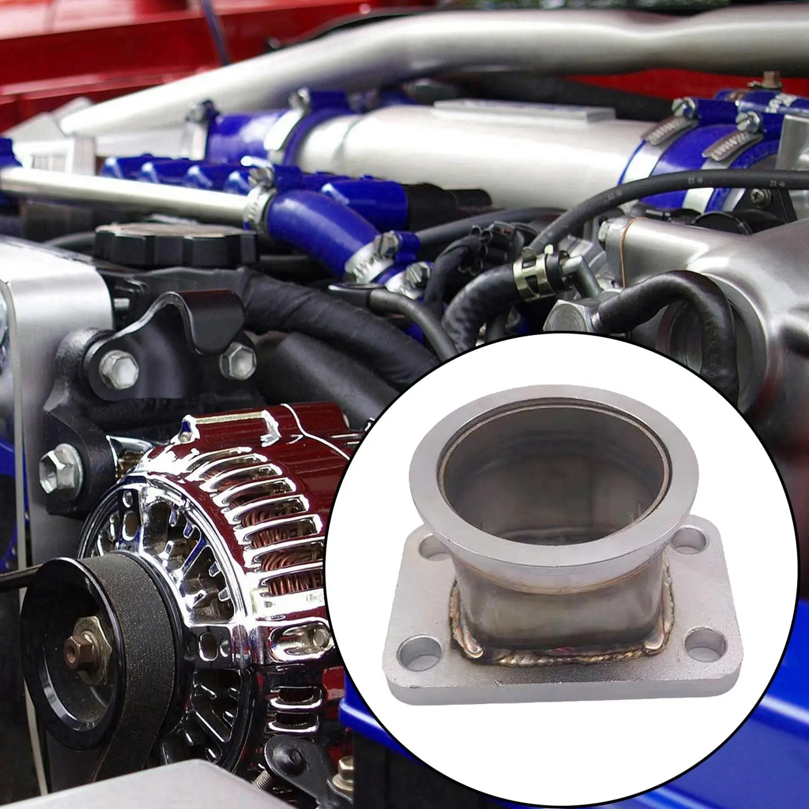 Фланцевый адаптер T3 с V-образным диапазоном 2 5 дюйма 4 болта стабильная