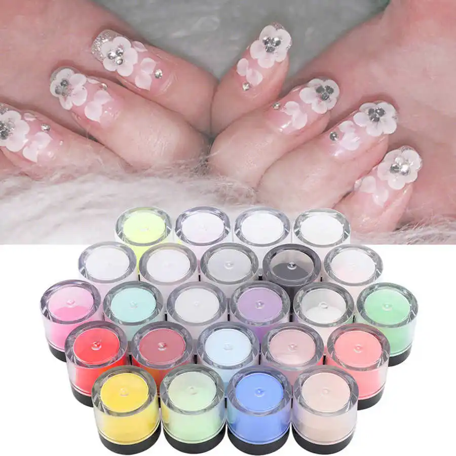 

12/18/24 Colors Nail Art Acrylic Powder Nail Art Tips Decoration Builder Acrylic Manicure Tool Nail Polish