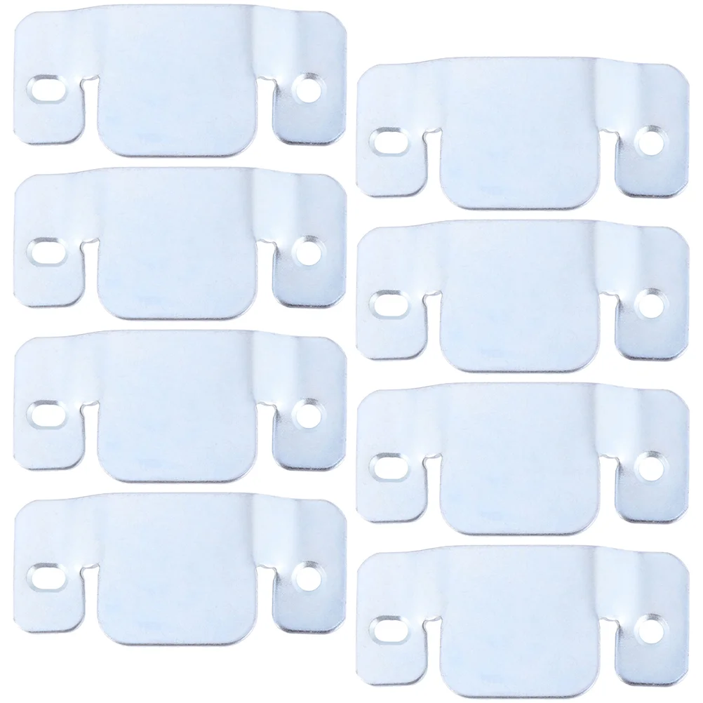 

8 Pcs Couch Connecting Clamp Brackets Heavy Duty Sectional Sofa Clips Furniture Couches Connectors Interlocking Screw