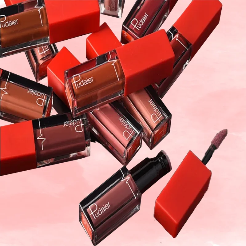 18-цветная матовая помада сексуальный стойкий Увлажняющий блеск для губ