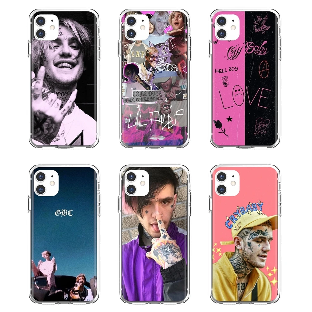 Для iPhone 10 11 12 13 Mini Pro 4S SE 5C 6 6S 7 8 X XR XS Plus Max 2020 мягкий кожаный чехол Lil-Peep-Lil-Bo-Peep |